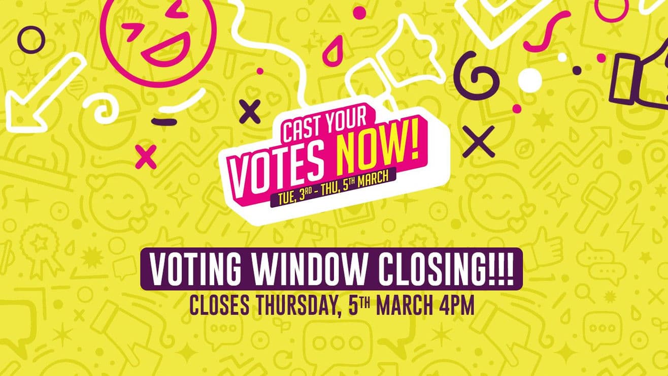 Voting Closes